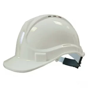 Image of Scan YS-4B Deluxe Safety Helmet White