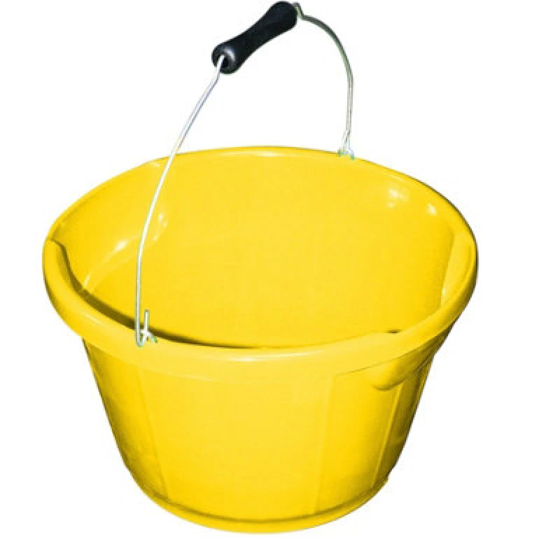 Image of Red Gorilla Gorilla Plas B4 Shallow Bucket - 10L Durable Feed & Utility Bucket - Recycled Polymer, Uv & Frost Resistant