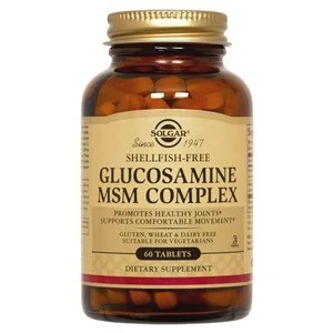 Image of Solgar Glucosamine MSM Complex Shellfish Free Tablets 60 Tablets