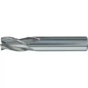 Image of 10.00MM Carbide 3 Flute Plain Shank Short Series Slot Drills - TiCN Coated