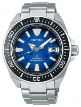 Image of Seiko Mens Save The Ocean Manta Ray Stainless Steel Watch