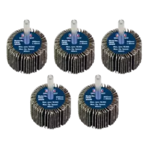 Image of Sealey Flap Wheel 40 x 30mm 40Grit 6mm Shaft - Pack of 5 - FW4030405
