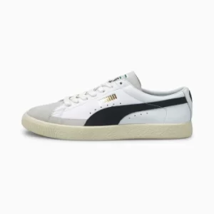Image of Womens PUMA Basket VTG Trainers, White/Black, size 5.5, Shoes