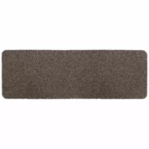 Image of JVL Tanami 50 x 150cm Barrier Runner Door Mat - Brown