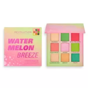 Image of Makeup Revolution Hot Shot Watermelon Breeze Eyeshadow Palette