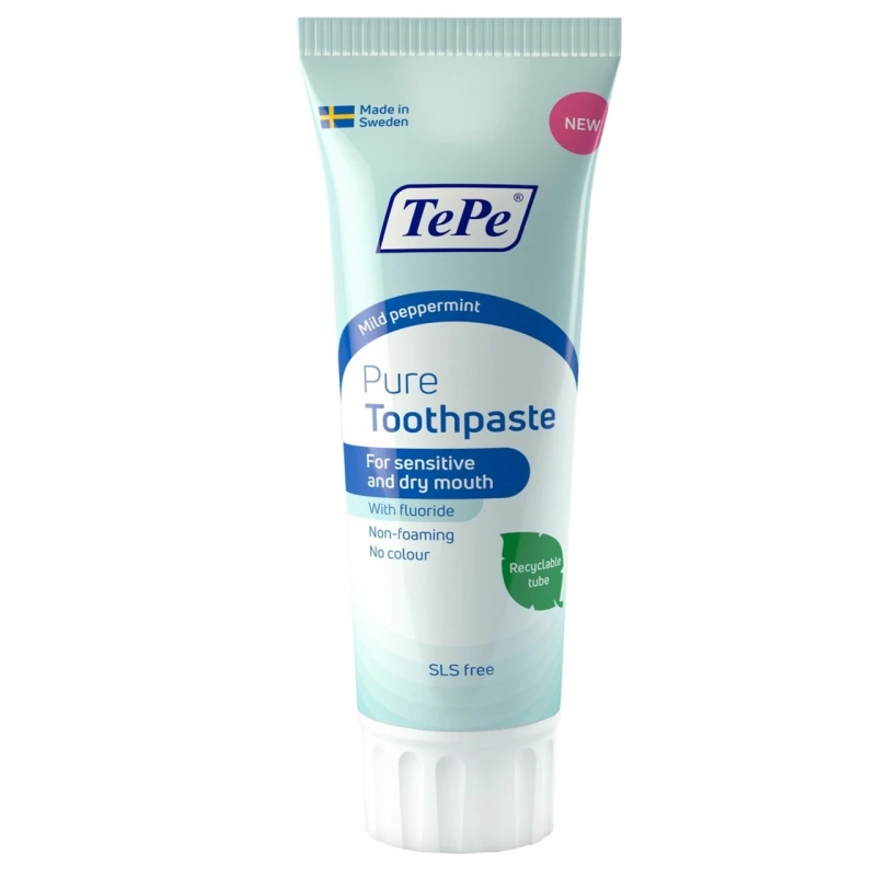 Image of Tepe Pure Toothpaste Peppermint - 75ml