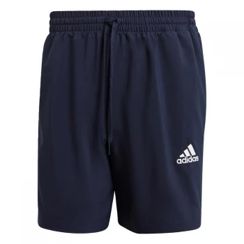 Image of adidas AEROREADY Essentials Chelsea Small Logo Shorts Men - Legend Ink / White
