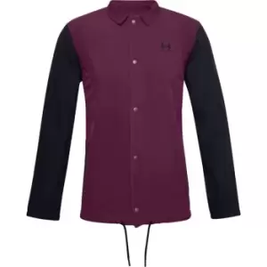 Image of Under Armour Coaches Jacket Mens - Purple