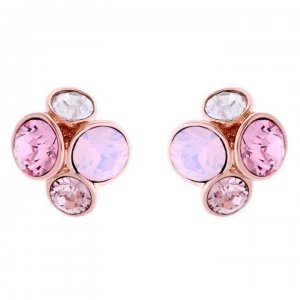 Image of Ted Baker LYNDA Cluster Earrings - Rose Gold- Pink