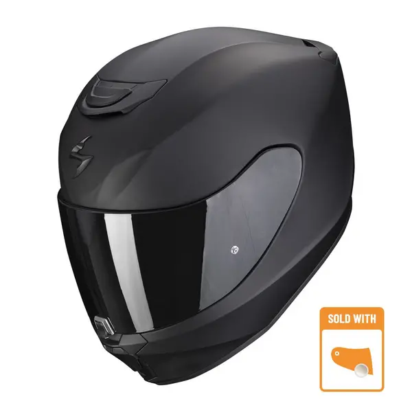 Image of Scorpion Exo-391 Solid Matt Black Full Face Helmet Size M
