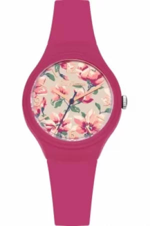Image of Ladies Cath Kidston Magnolia Dark Pink Watch CKL029P