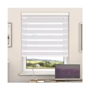 Image of Day And Night Zebra Roller Blind with Cassette(Lime, 100cm x 220cm)
