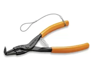 Image of Beta Tools 1038HS H-Safe Tethered External Circlip Pliers Bent Ptn 90˚ Ø19-60mm