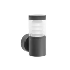 Image of Plim Outdoor LED 3 Wall Lamp Dark Grey 10W 3000K IP65
