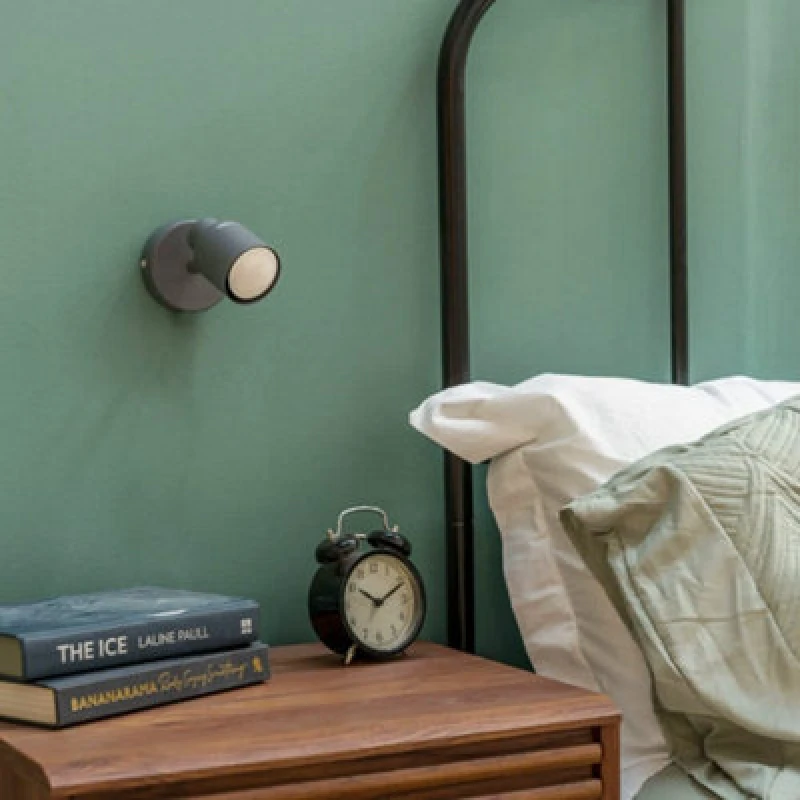 Image of ValueLights Benton Grey IP44 Wall Light Grey unisex