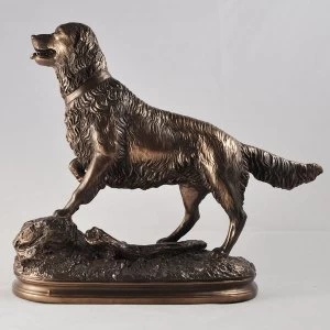 Image of Golden Retriever Cold Cast Bronze Sculpture 22cm
