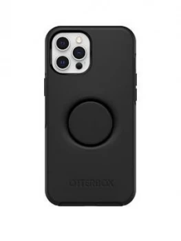 Image of Otterbox Otter+Pop Symmetry Treehaus Black Case For iPhone 12 Pro Max