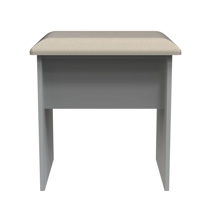 Image of Fiji Ready Assembled Green & Oak 2 Drawer Wide Bedside Chest (H)594mm (W)450mm (D)395mm