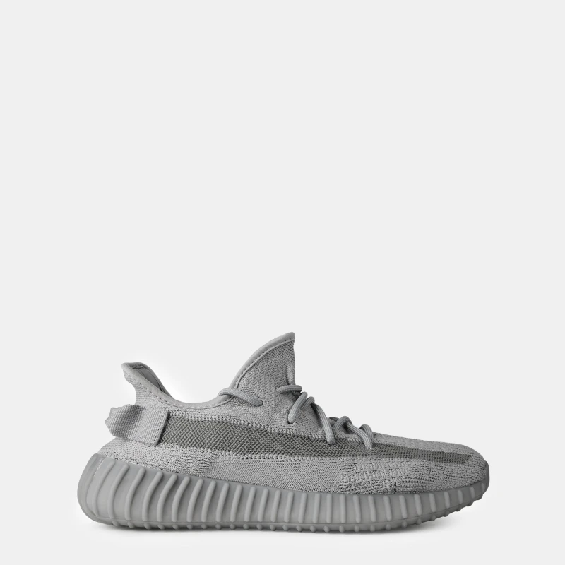 Image of Yeezy Kids Boost 350 V2 Primeknit Comfort Sneakers Steel Grey male 3 (35.3)