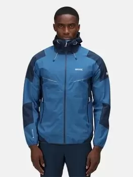 Image of Regatta Imber VII Waterproof Hooded Jacket - Blue Size L, Men