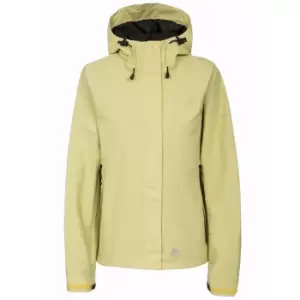 Image of Trespass Womens/Ladies Miyake Hooded Waterproof Jacket (S) (Limelight)