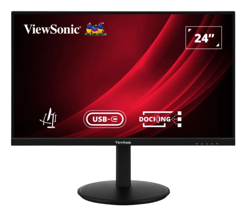 Image of Viewsonic Viewsonic VG2409U-2 LED EEC E (A - G) 60.5cm (23.8 inch) 1920 x 1080 p 16:9 4 ms HDMI , DisplayPort, Audio stereo (3.5mm jack), USB 3.1 (G