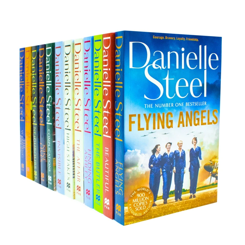 Image of Danielle Steel Collection 12 Books Box Set (The Wedding Dress, All That Glitters, Neighbours, Nine Lives) Danielle Steel Books