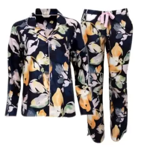 Image of Cyberjammies Estelle Floral Print Pyjama Set - Blue
