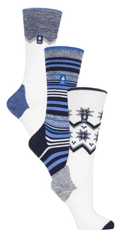 Image of Heat Holders Heat Holders - Ladies 3 PAIRS Ultra Lite Ski Socks - Mix 1