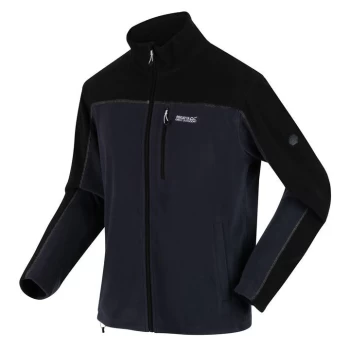 Image of Regatta Fellard Lightweight Full Zip Fleece - IndiaGry/Blk