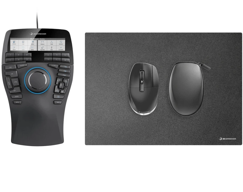 Image of 3Dconnexion 3Dconnexion SpaceMouse Enterprise Kit 2 mouse Office Ambidextrous RF Wireless + USB Type-A 6DoF 3DX-700135