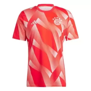 Image of adidas Bayern Munich Pre Match Shirt Adults - Red