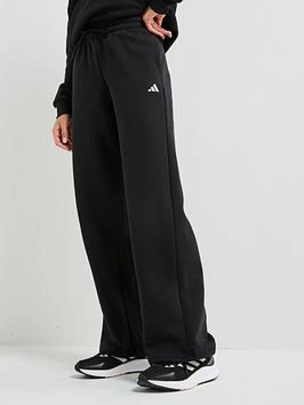 Image of Adidas SPORTSWEAR Essentials Trousers with Small Logo Black Women L