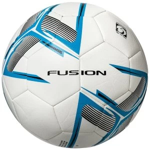 Image of Precision Fusion Training Ball White/Cyan Blue/Black - Size 4