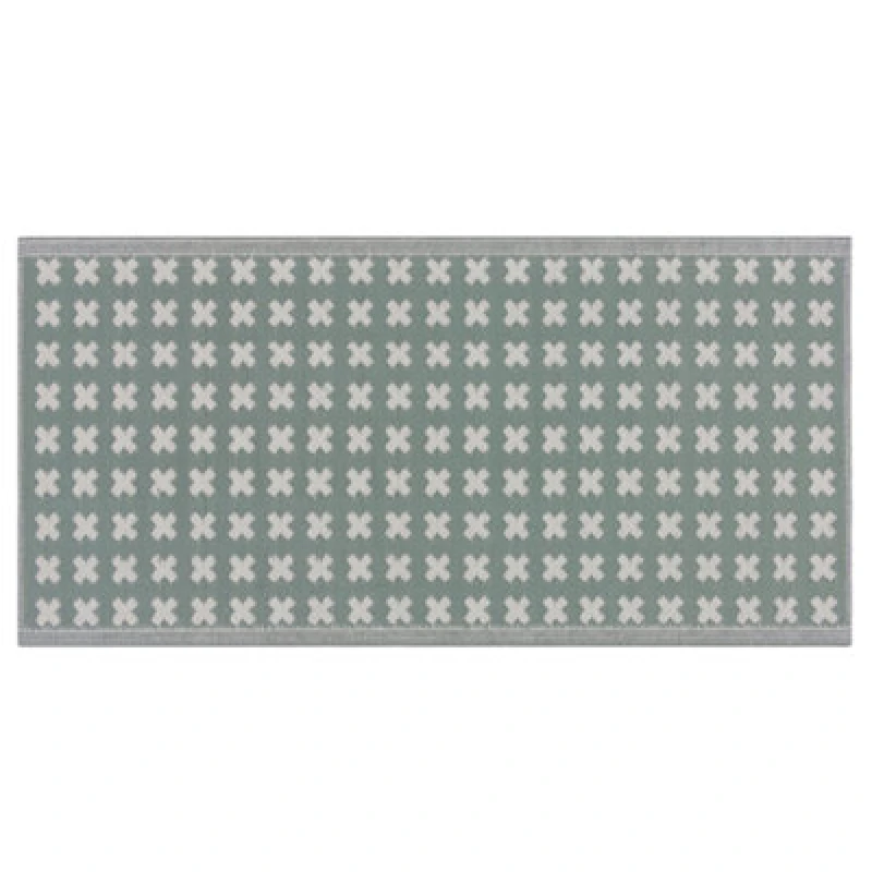 Image of Beliani Outdoor Rug Rohtak Light Green 90 X 180 Cm