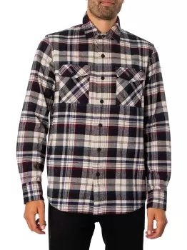 Image of Chest Pocket Check Shirt