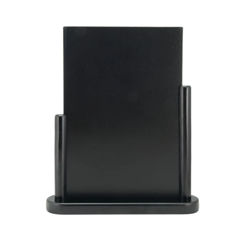 Image of Deflecto Deflecto Double Sided Medium Countertop Chalkboard Information Display Black TCB-MED-BLK TCB-MED-BLK