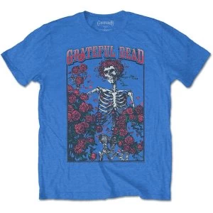 Image of Grateful Dead - Bertha & Logo Unisex Medium T-Shirt - Blue