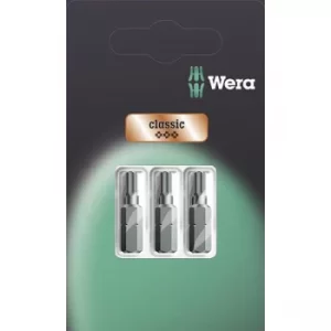 Image of Wera 05073342001 840/1 Set A Classic Hex Plus Screwdriver Bits, Se...