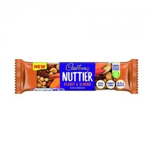 Image of Cadbury Nuttier PeanutAlmond Chocolate 40g Pack of 15 4260510