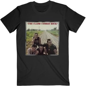 Image of The Clash - Combat Rock Unisex Medium T-Shirt - Black