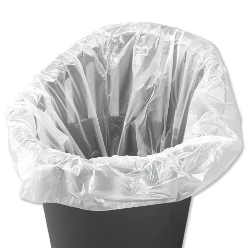 Image of 5 Star Facilities Swing Bin Liners Light Duty 40 Litre White (1000 Pack) 929836