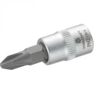 Image of TOOLCRAFT 816052 Phillips Bit PH 2 1/4 (6.3 mm)