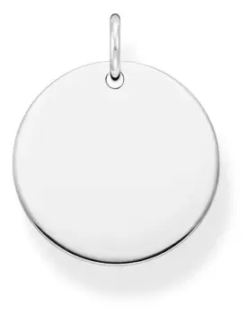Image of Thomas Sabo PE927-001-21 Plain Sterling Silver Coin Disc Jewellery