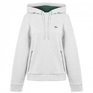 Image of Lacoste Hooded Sweatshirt - Silver Chine