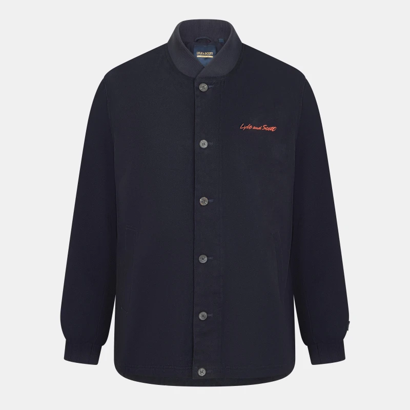 Image of Lyle and Scott Mens Lightweight Quilted Puffer Jacket Dark Navy male S