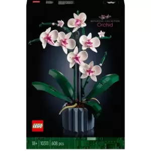 Image of LEGO Orchid Plant & Flowers Set, Botanical Collection (10311)