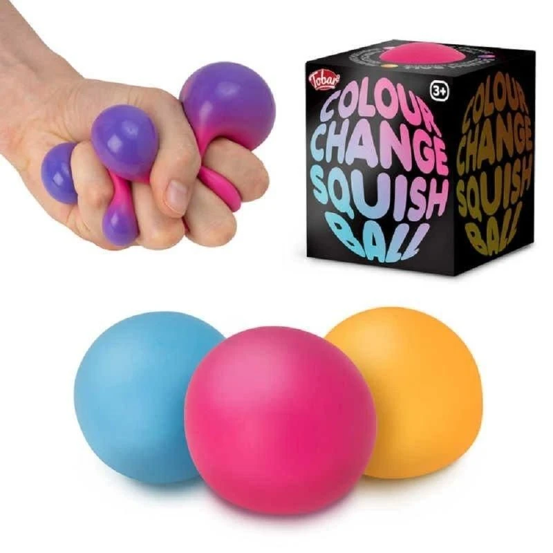 Image of Toyrific Colour Change Squish Ball (One Supplied) Multi