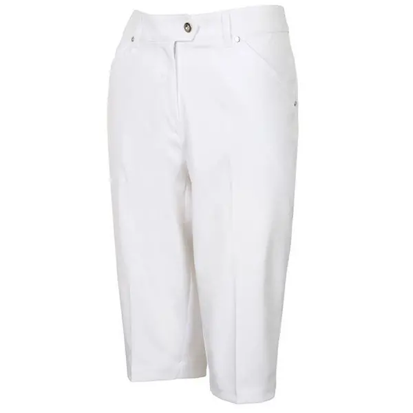 Image of Island Green Golf Stretch Pull On Bermuda Shorts Ladies 10