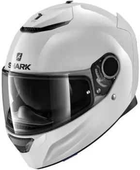 Image of Shark Spartan Blank Helmet, white Size M white, Size M